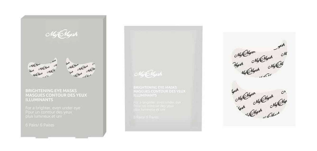 White eye patches